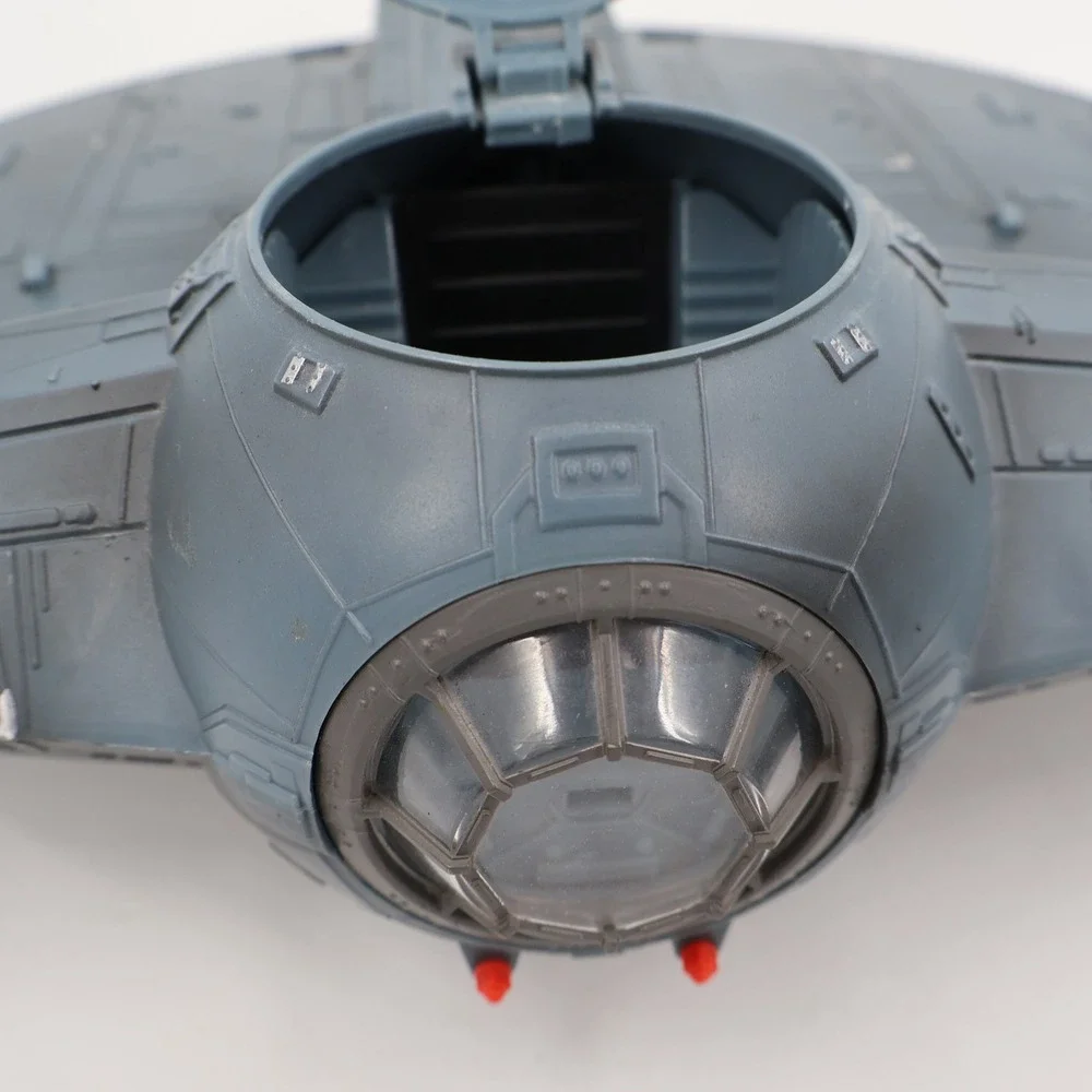 Hasbro Star Wars TIE Fighter Vehicle 2003 Incomplete Gray Imperial Starship Toy